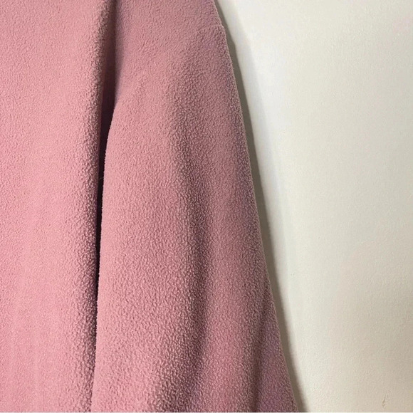 Pink Victoria’s Secret Pink Cropped Fleece Pullover Sweatshirt Womens Small - Picture 2 of 3